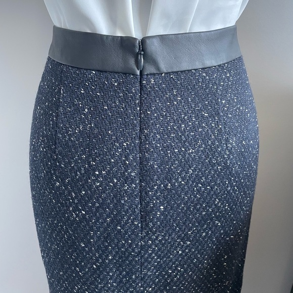 Ann Taylor Blue Pencil Skirt - Picture 5 of 9